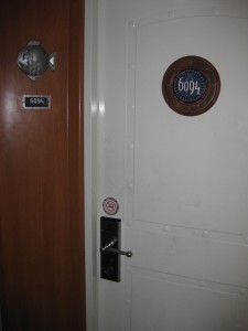 Pre-decorated stateroom door