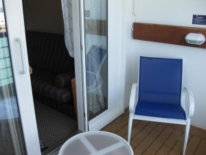 Stateroom verandah