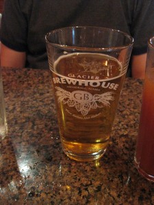Glacier Brewhouse Blonde Beer