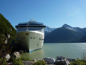 Island Princess in Skagway