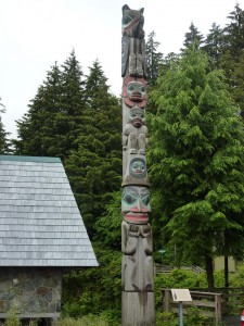 Raven Stealing the Sun Totem Pole