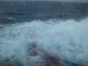 Rough seas