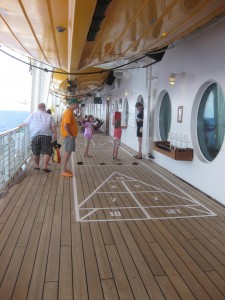 Shuffleboard on Deck 4