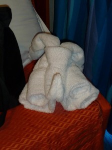 Towel animal - elephant