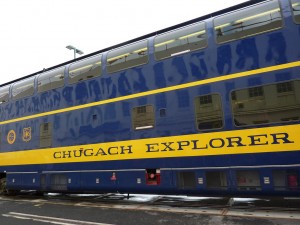 Train from Anchorage to Whittier