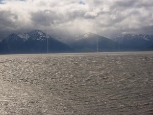 Train from Anchorage to Whittier