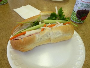 Vietnamese sandwich at Ba Le