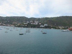 View of St. Thomas from verandah