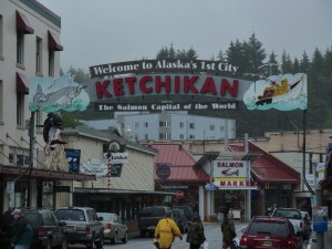 Welcome to Ketchikan sign