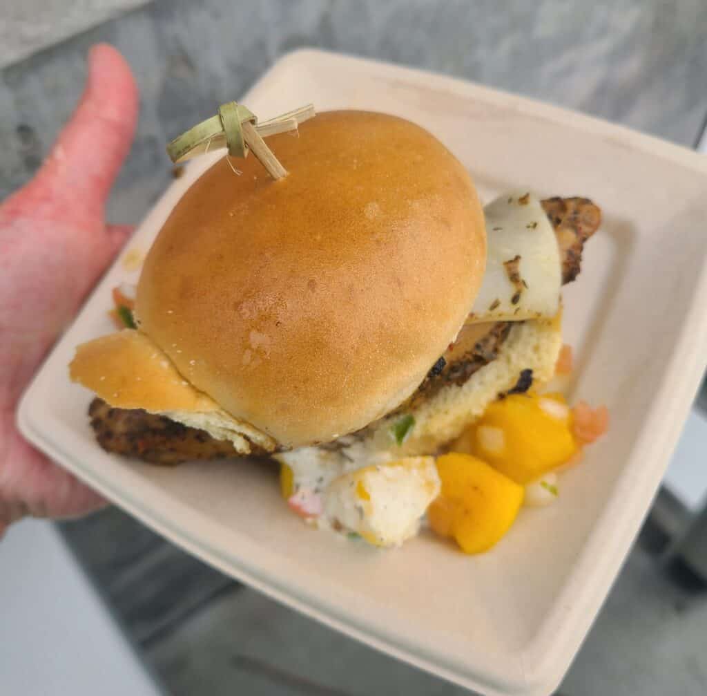 Jerk Chicken Slider - SeaWorld San Diego Seven Seas Food Festival