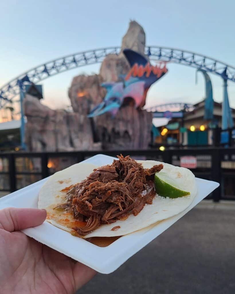 Beef Barbacoa Taco - SeaWorld San Diego Seven Seas Food Festival