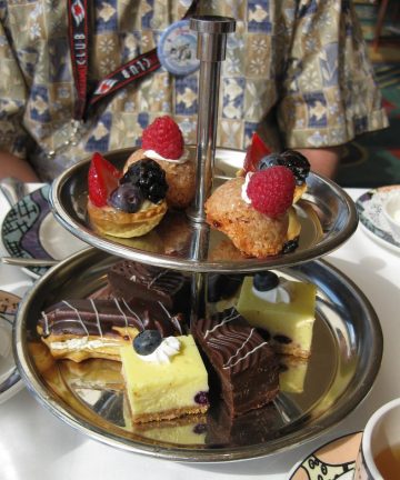 Dessert tier at Palo High Tea